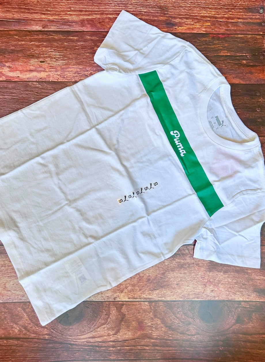 Playera Verde con Blanco - Puma