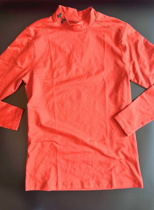 Playera Manga Larga Naranja - Under Armound