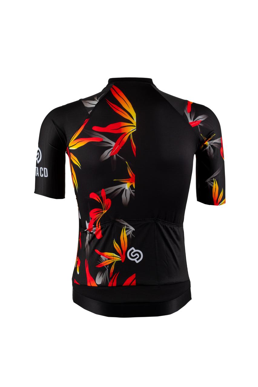 Jersey: Flores Negro Hombre